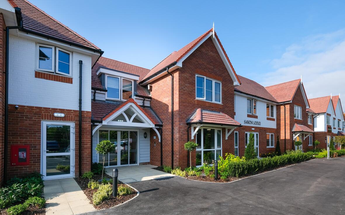 Rear Elevation at Saxon Lodge