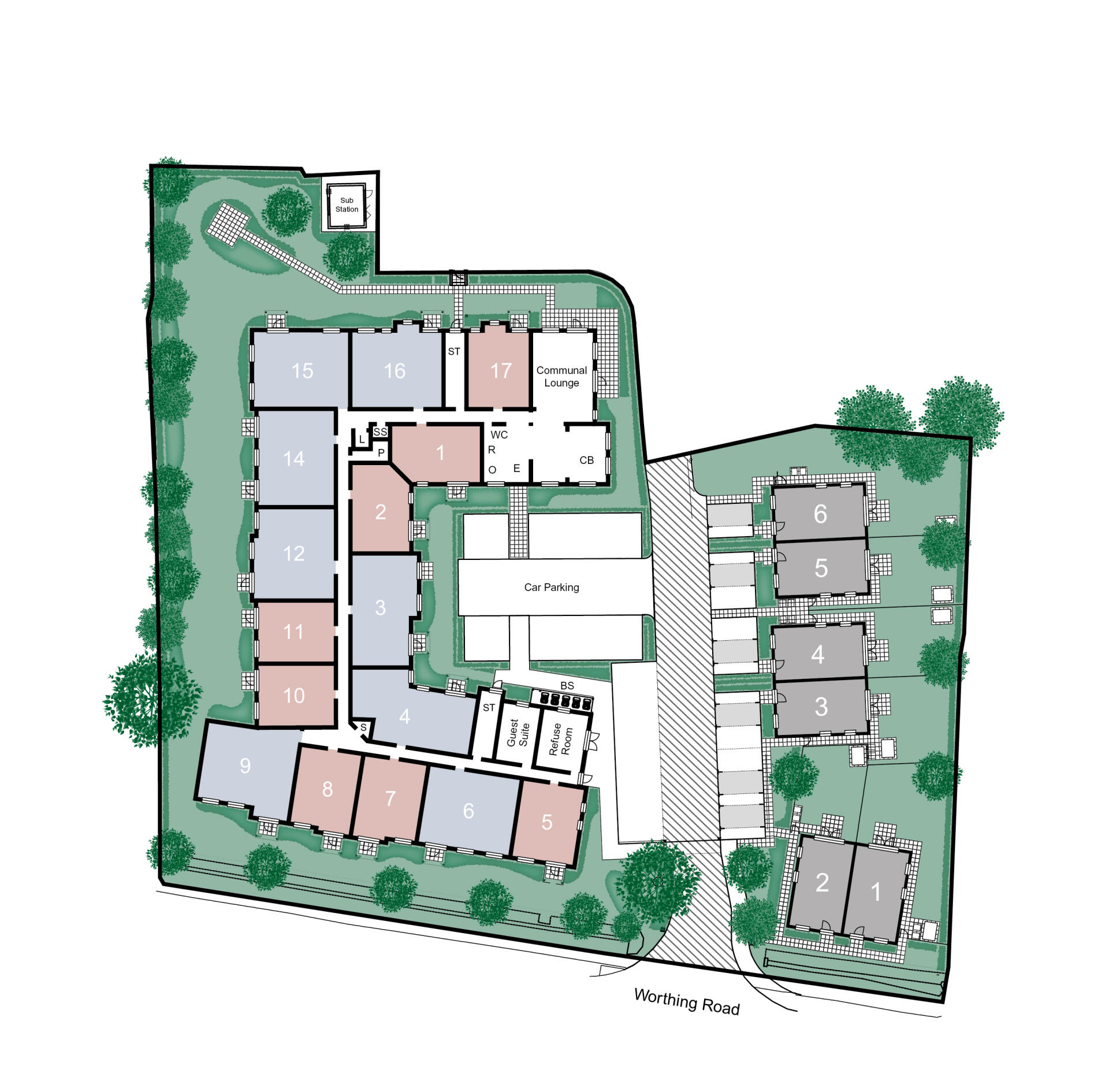 Southwater Site Ground Apt&Cottages 07 26