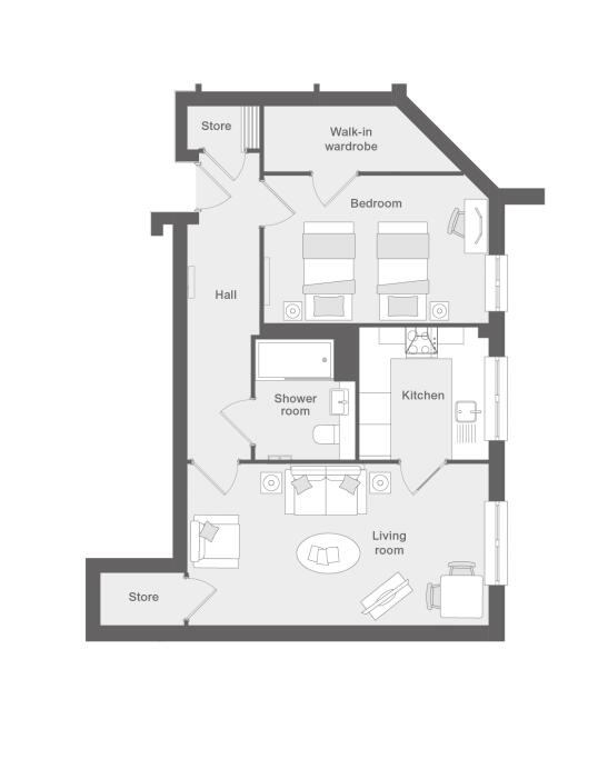 Staines Apt 21