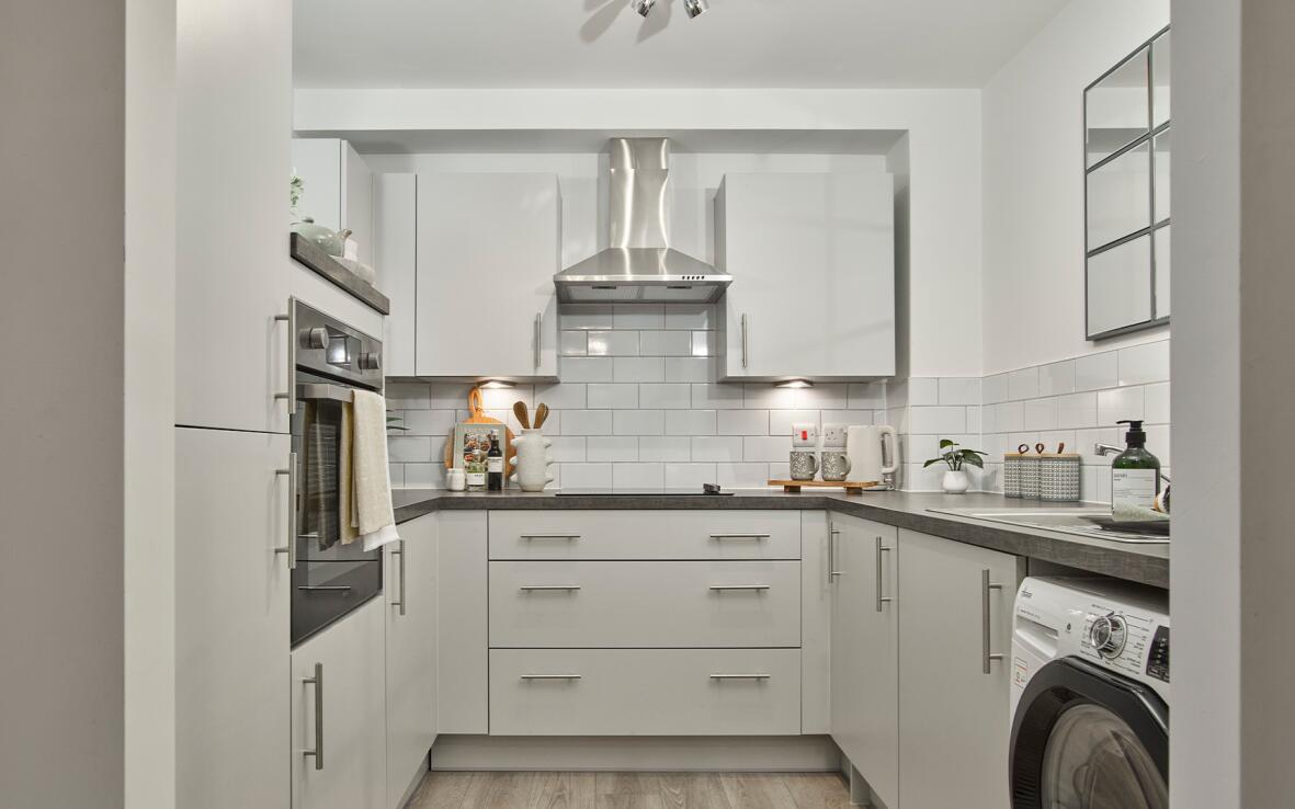 Typical Kitchen at Edwina Mountbatten Lodge, Romsey 1920x1080