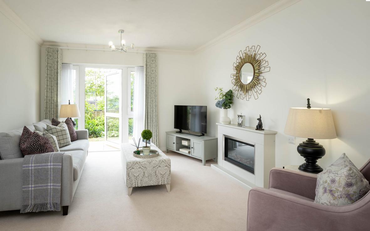 Typical Living Room at Burlington Lodge