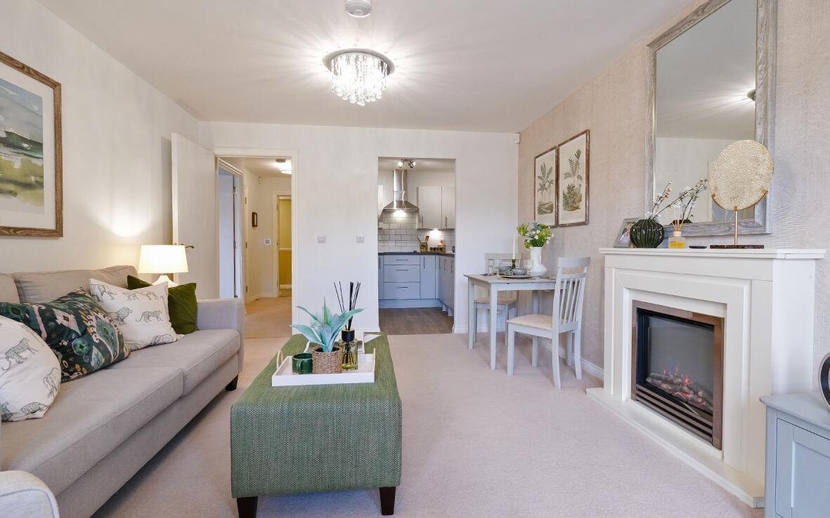 Typical Living Room at Saxon Lodge