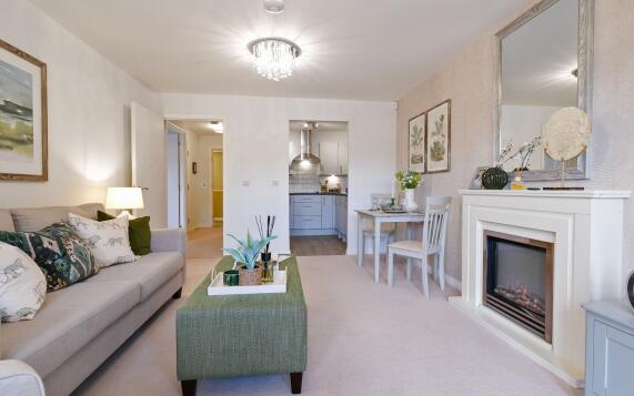 Typical Living Room at Saxon Lodge