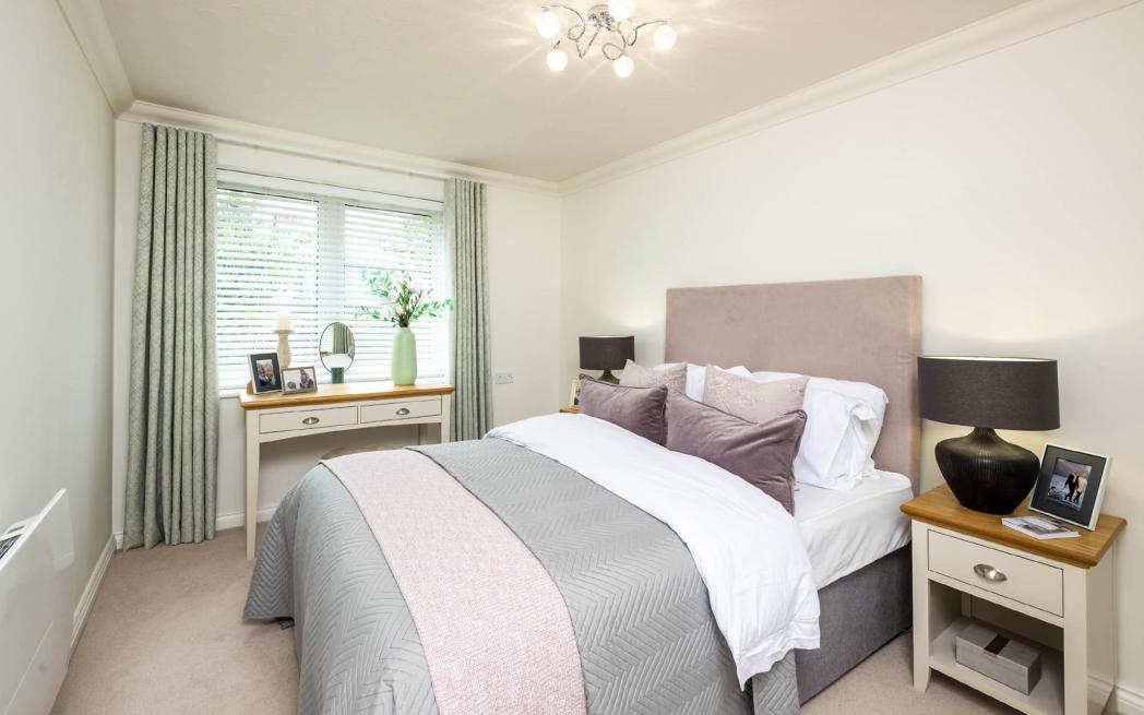 Typical Master Bedroom at Burlington Lodge