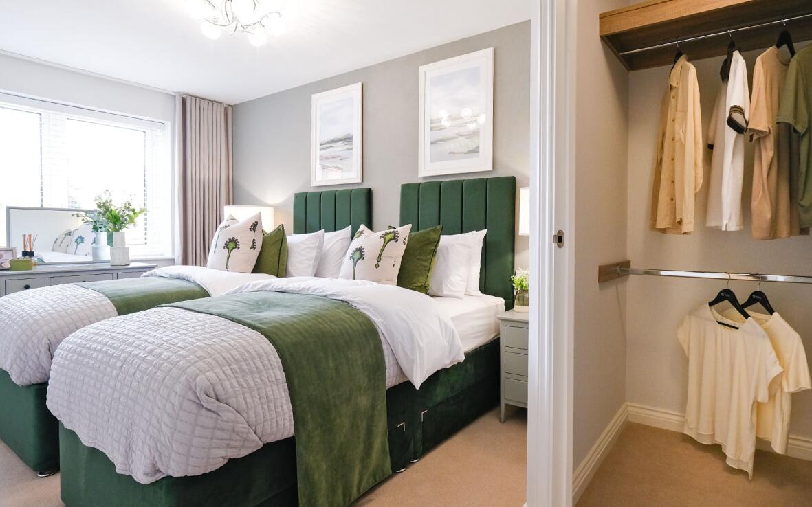 Typical Master Bedroom at Saxon Lodge