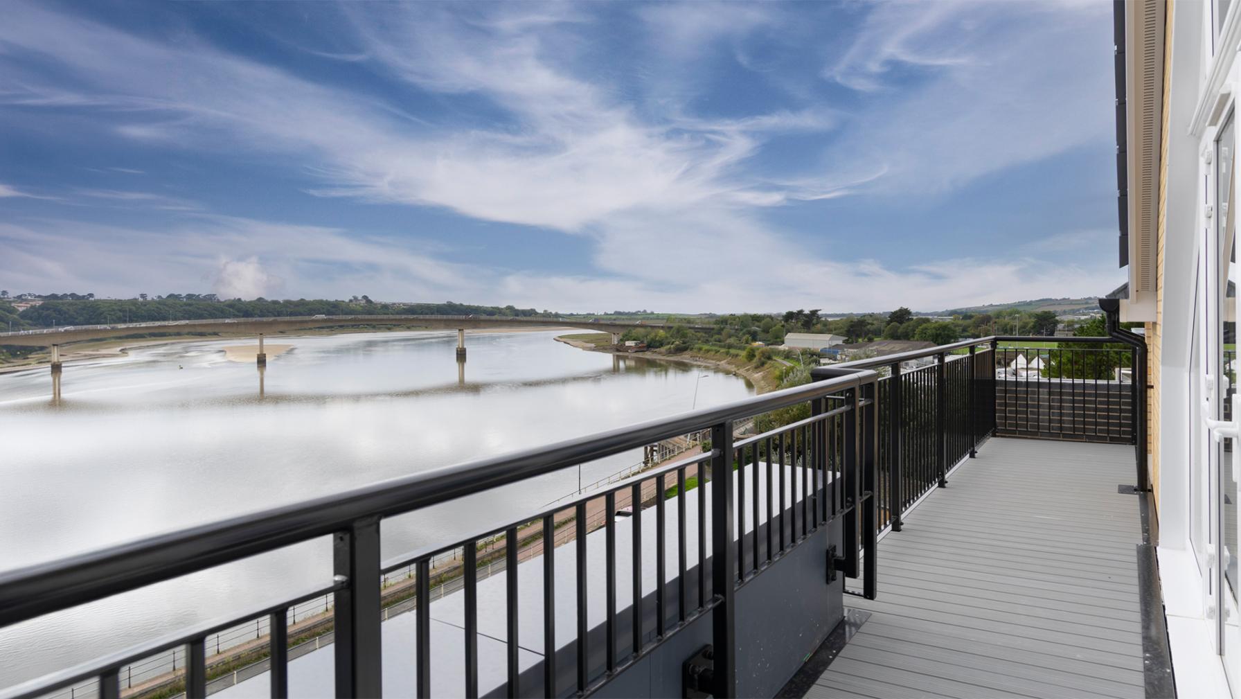 Barum Lodge, Barnstaple balcony view 1920x1080