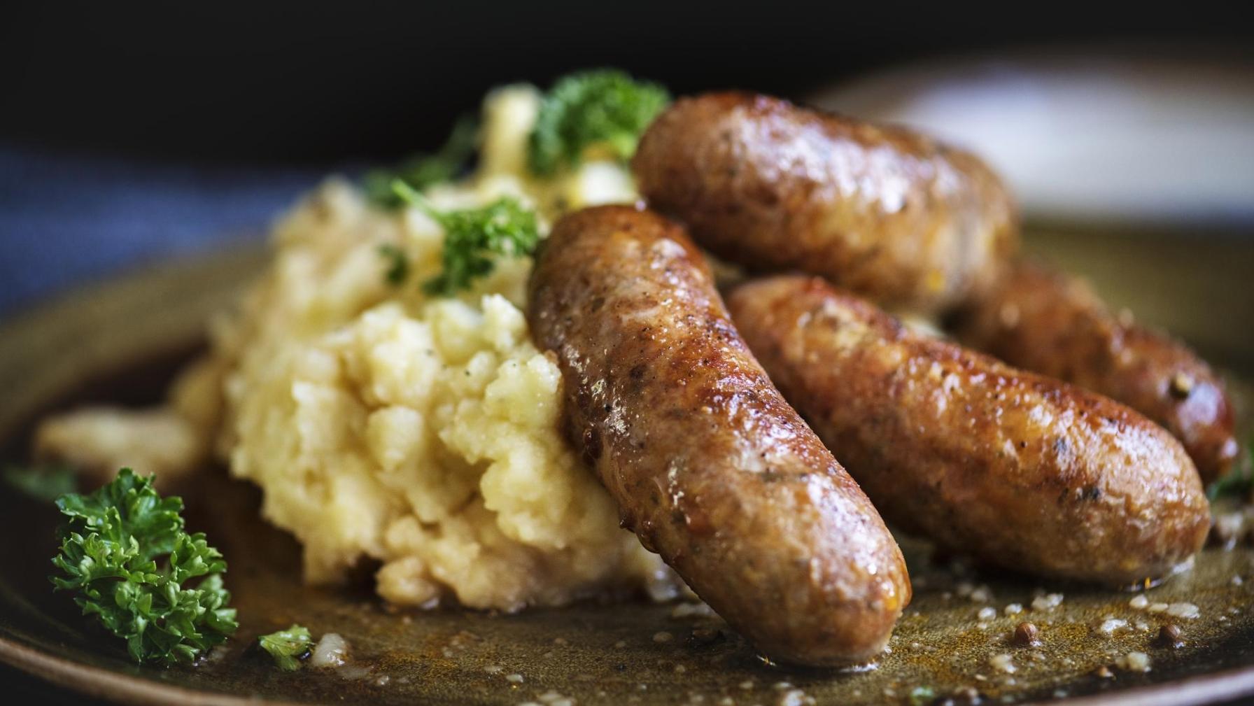 Sausage mash farm foods