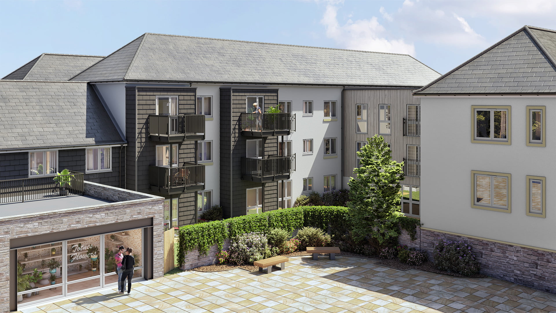 CGI of Elmhirst Lodge Totnes