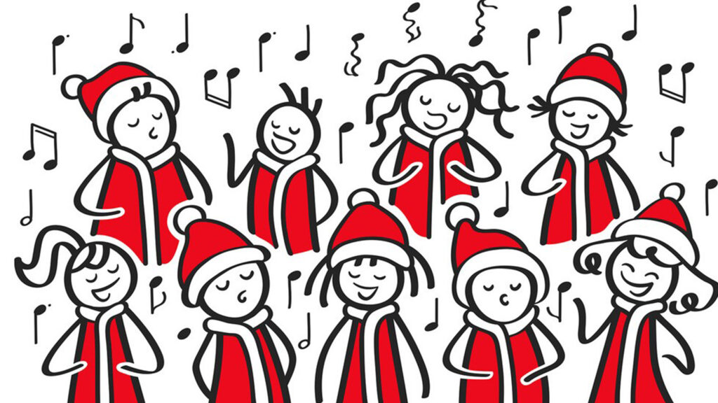 Rah Rah Christmas Carols singers